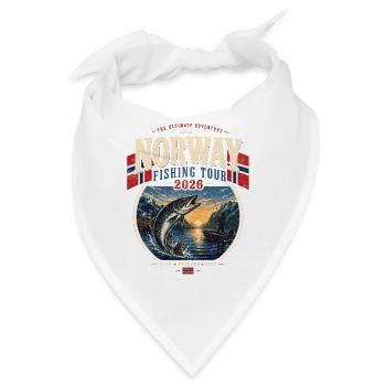 Norwegen Fischfang Tour 2026 - Bandana - Weiß - Vorne