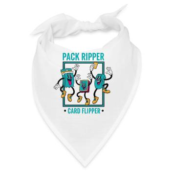 Pack Ripper Card Flipper Sammelkartensammler - Bandana - Weiß - Vorne