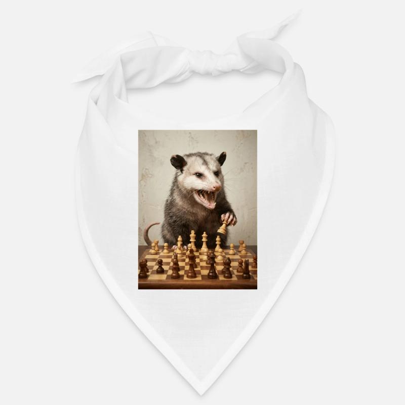Opossum joue aux échecs Bandana