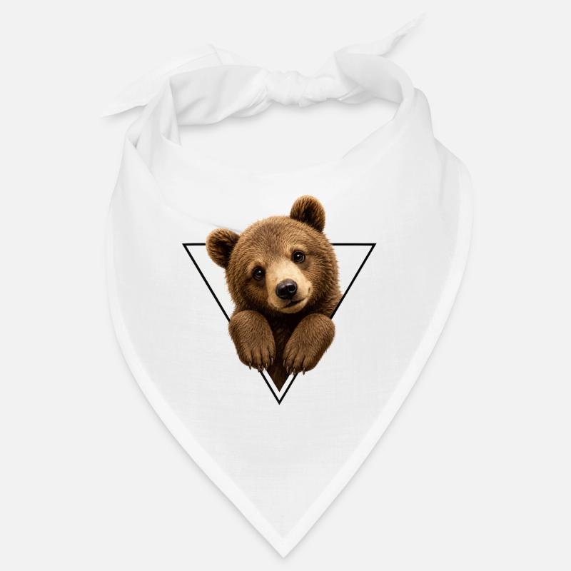 Bear cub in triangle Bandana