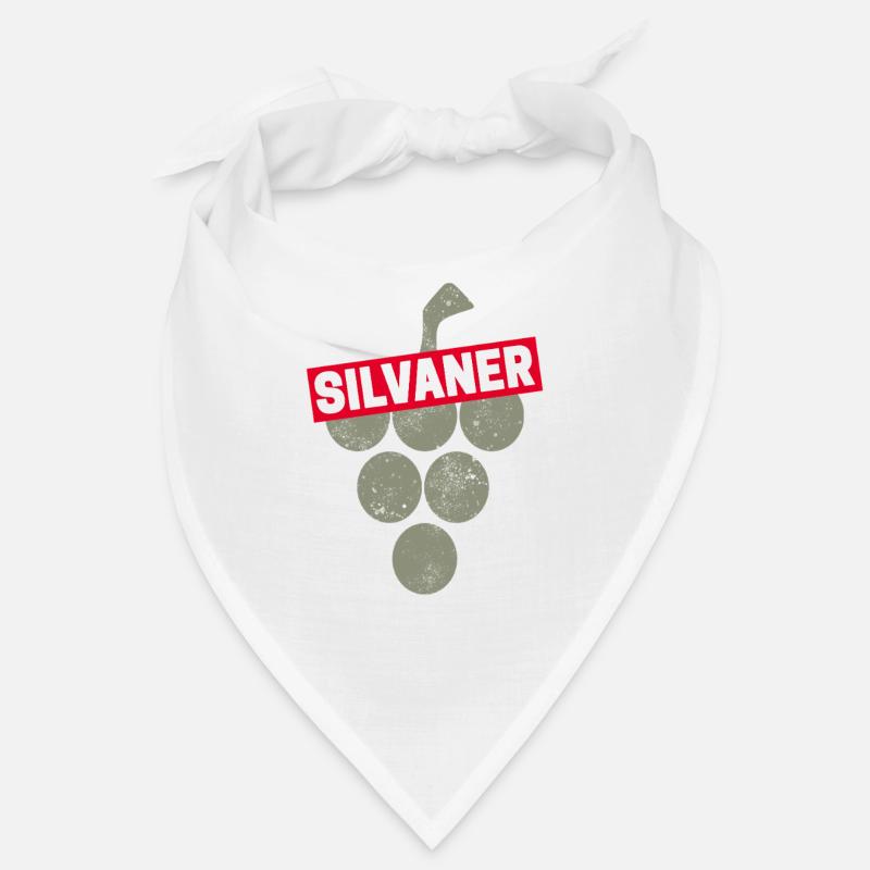 Silvaner Rebe Retro Weintrinker und Winzer Design Bandana