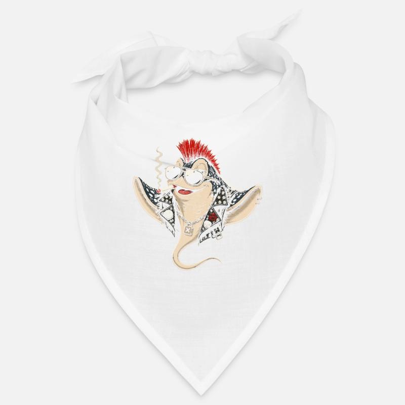 Punk-Rochen mit Mohawk Sonnenbrille Bandana