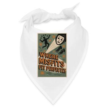 Wo Außenseiter passen | Theater Bühne - Bandana - Weiß - Vorne