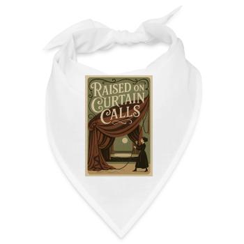 Aufgewachsen mit Applaus | Theater - Bandana - Weiß - Vorne