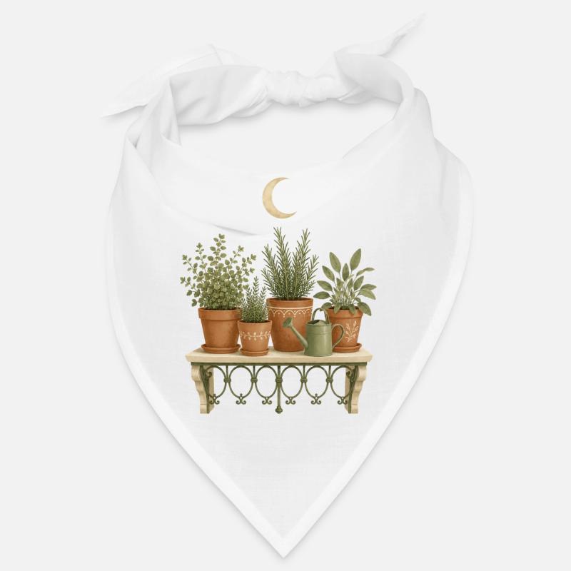 Herb Balcony Moonlight Bandana