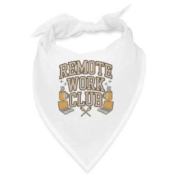 Remote Work Club Web Developer Remote Developer - Bandana - Weiß - Vorne