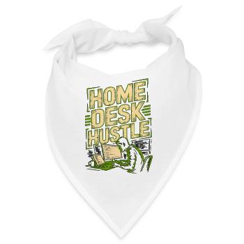 Remote Developer Home Desk Hustle Remote Coder - Bandana - Weiß - Vorne