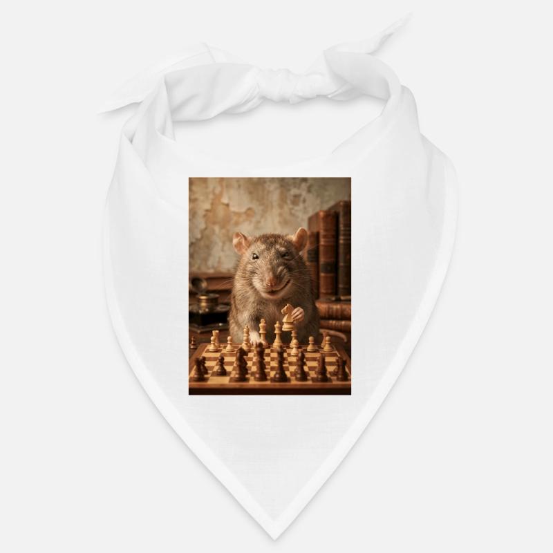 Rat jouant aux échecs Bandana