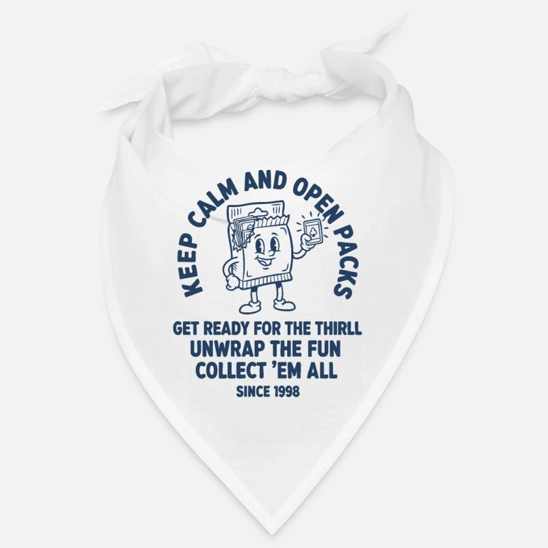 Keep Calm And Open Packs Collect Em All Trading Bandana
