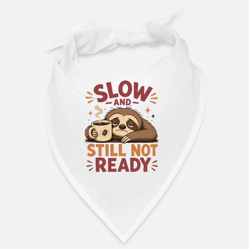 Chemise Sloth Coffee Lent, Pas Prête Bandana