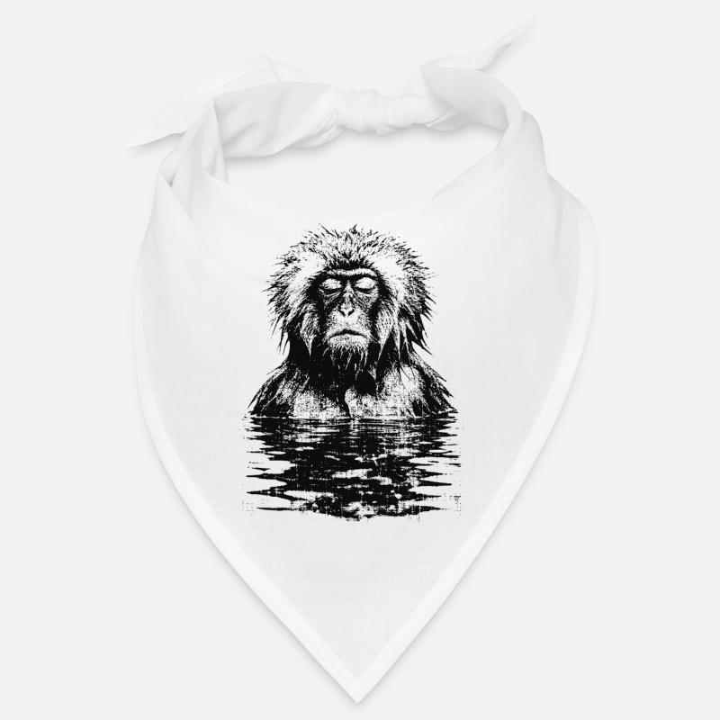 Onsen Macaque Monkey Bandana
