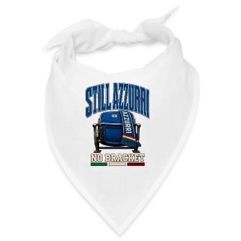 Still Azzurri No Bracket Italy Soccer Fan Joke - Bandana - Weiß - Vorne