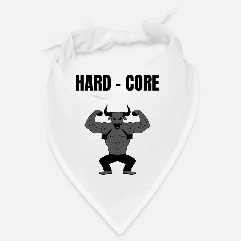 Hard Core Minotaurus Power - Bandana - Weiß