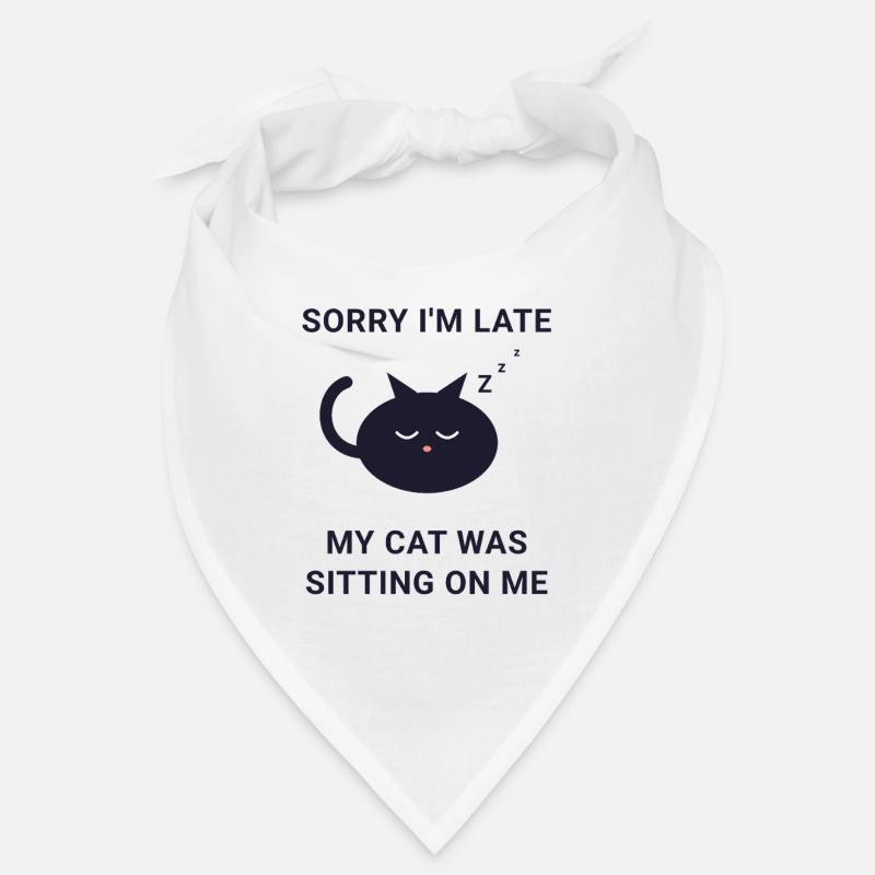 Fin de soirée pour la sieste du chat Excuse Tee Bandana