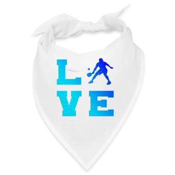 Pickleball Community Fans mit Pickleball Community - Bandana - Weiß - Vorne
