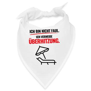 Überhitzung Aktiv - Bandana - Weiß - Vorne
