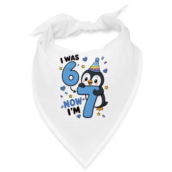  Ich War 6 Jetzt Bin Ich 7 Pinguin 7. - Bandana - Weiß - Vorne