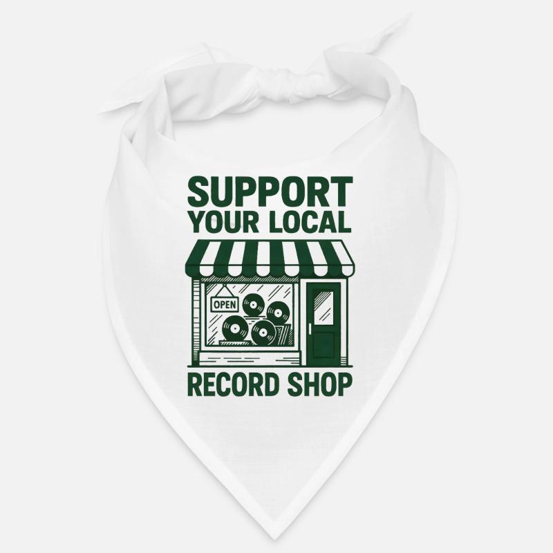 Support Your Record Store | Vinyl Bandana