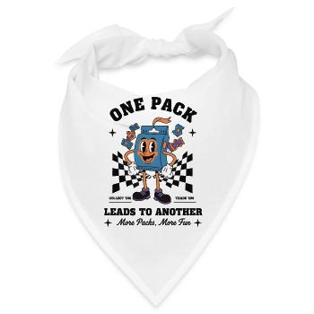 Ein Pack führt zum nächsten, mehr Packs machen mehr Spaß - Bandana - Weiß - Vorne