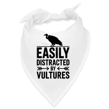 Geier Sprüche Geier Lustiges Geier Geschenk - Bandana - Weiß - Vorne