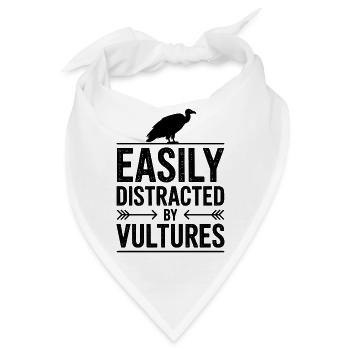 Geier Sprüche Geier Lustiges Geier Geschenk - Bandana - Weiß - Vorne