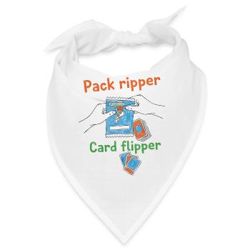 Pack Ripper Card Flipper Sammelkartensammler - Bandana - Weiß - Vorne