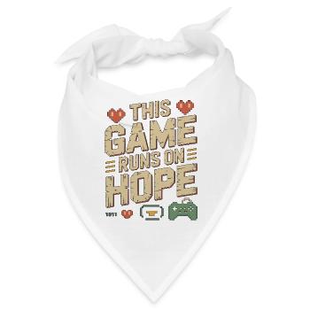 Game Developer This Game Runs On Indie Developer - Bandana - Weiß - Vorne