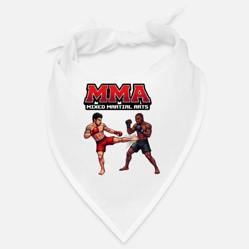 MMA Kampfduell Pixel Stil Bandana