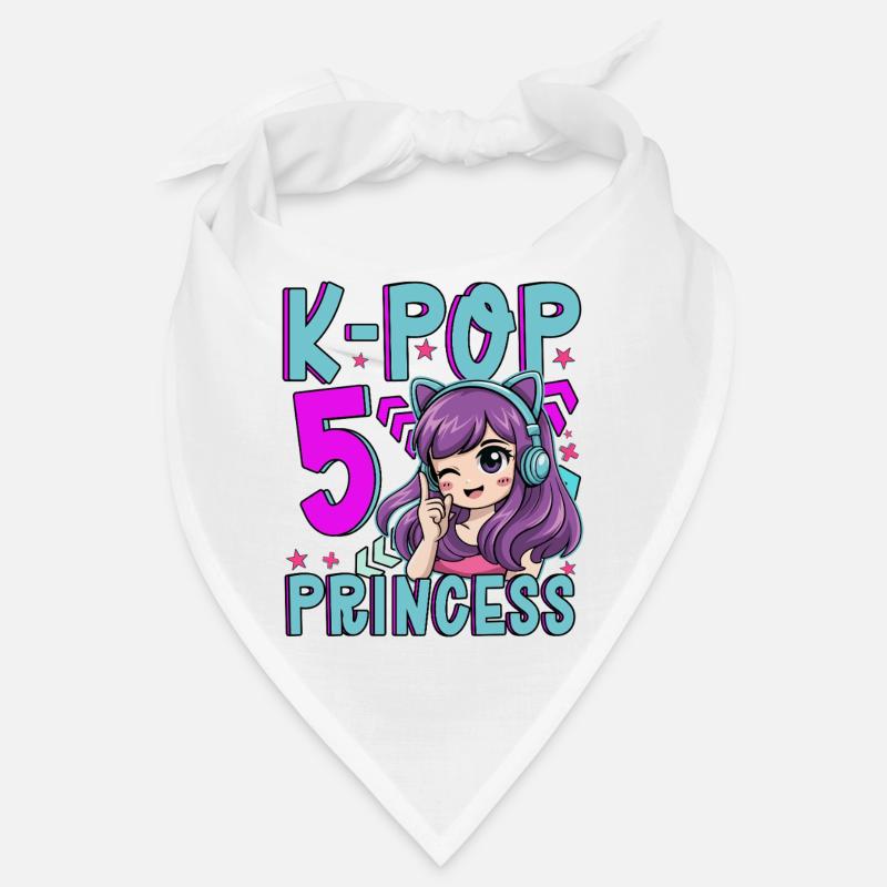 Princesse K-Pop Anniversaire de 5 ans Bandana