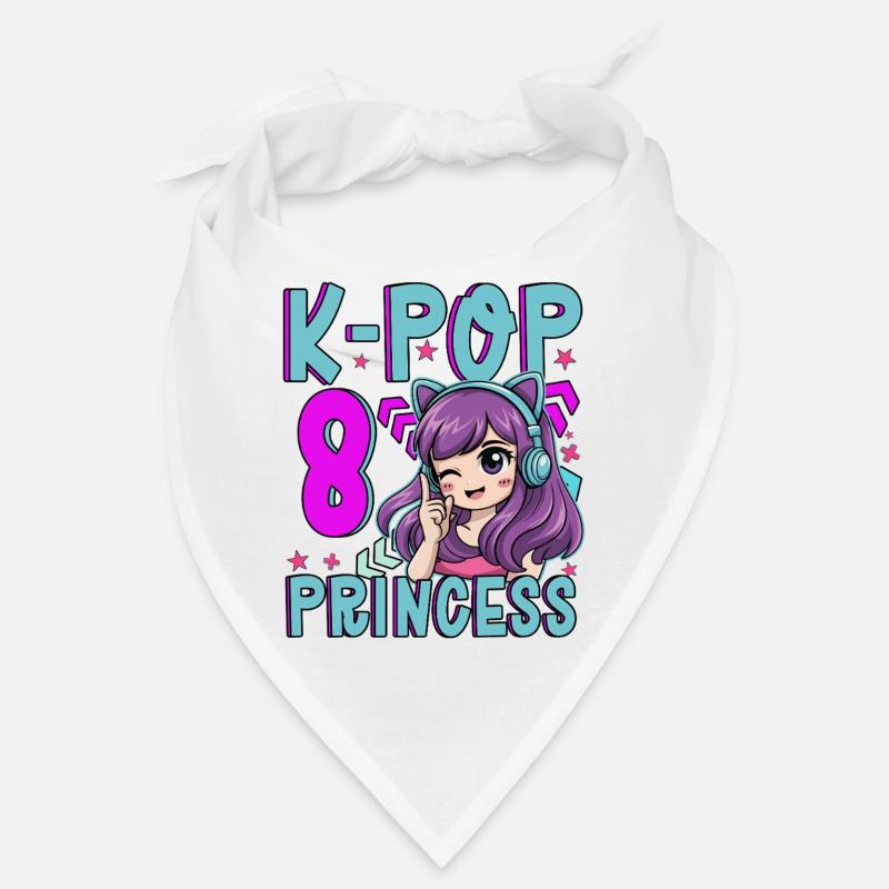 Princesse K-Pop Anniversaire de 8 ans Bandana