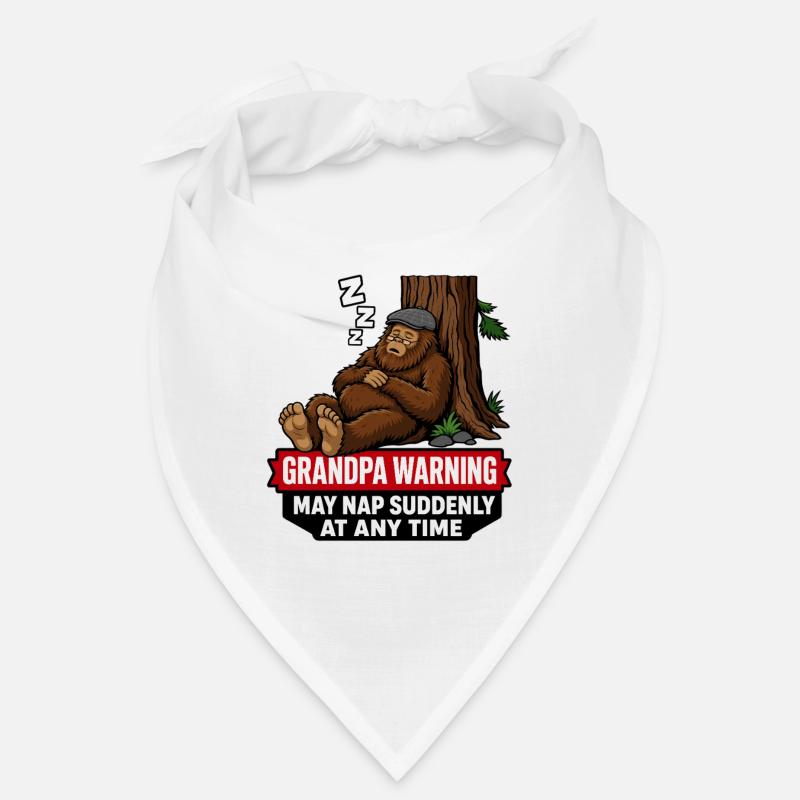 Bigfoot-Opa Warnung: Kann bei jedem Mal plötzlich ein Nickerchen machen Bandana