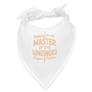 Meister des Langschwertes: Geschmiedet in der Tradition - Bandana - Weiß - Vorne