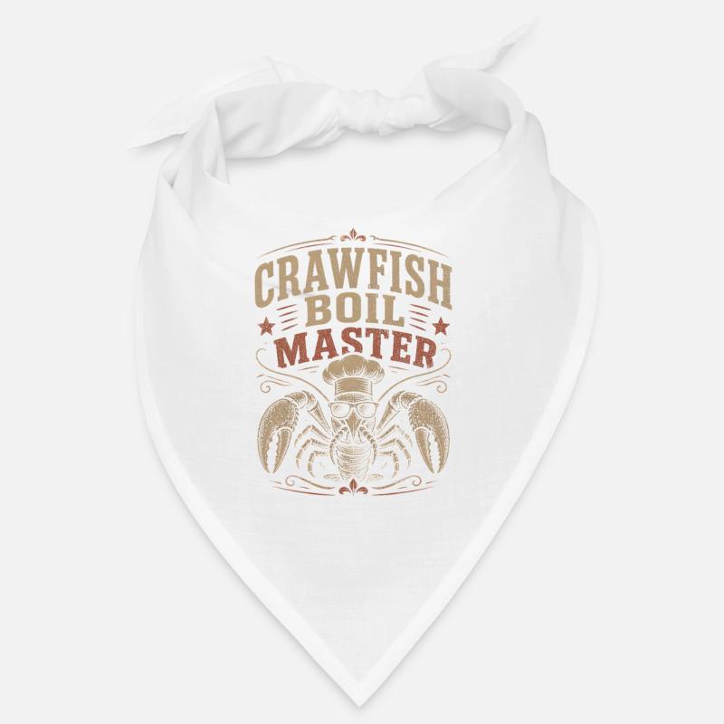 Crawfish Boil Master Lustige Männer Crawfish Bandana