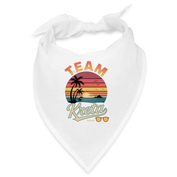 Team Kreta - Bandana - Weiß - Vorne