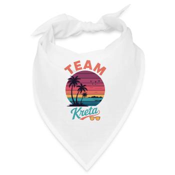 Team Kreta - Bandana - Weiß - Vorne