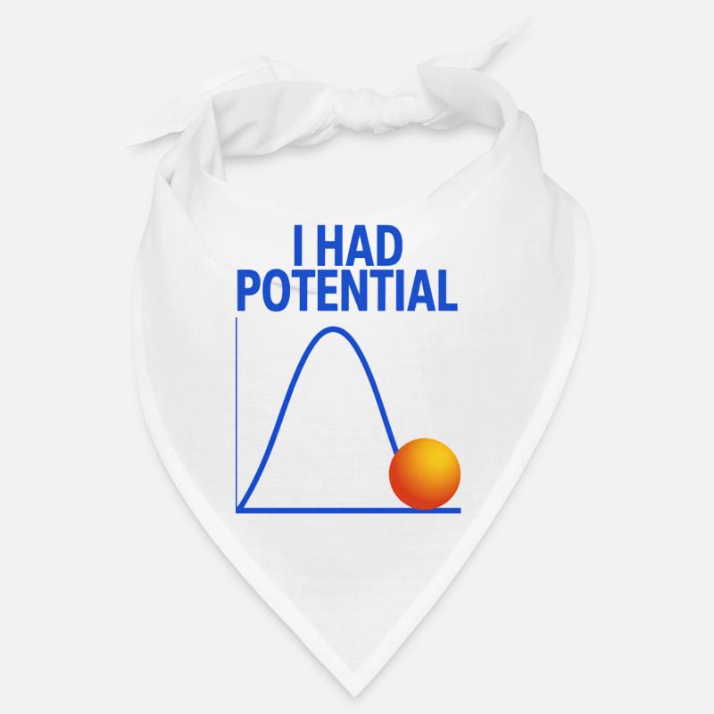 I Had Potential Graphics Physicist Joke Bandana