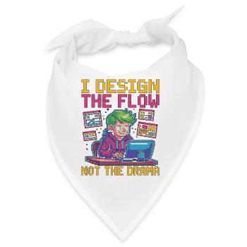 UX/UI Designer I Design The Flow User Experience - Bandana - Weiß - Vorne