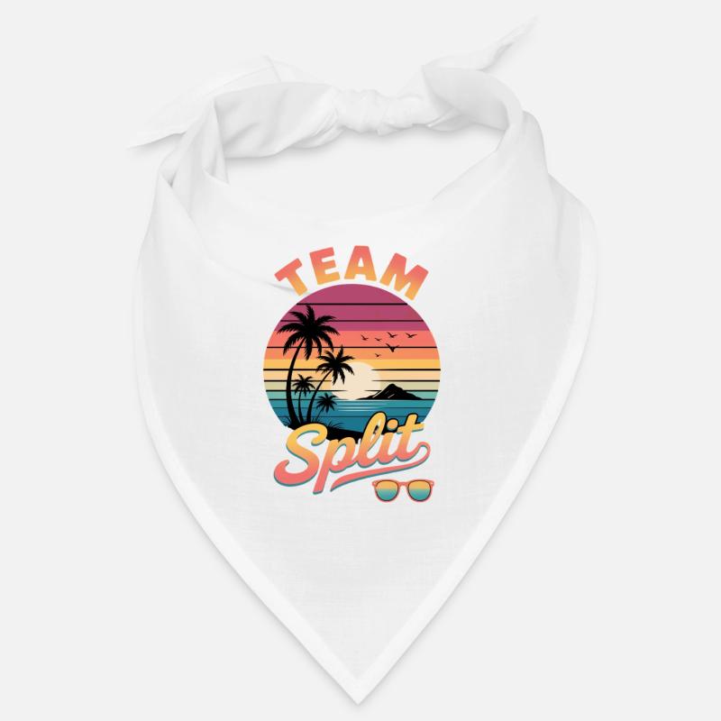 Team Split Sunset Retro Bandana