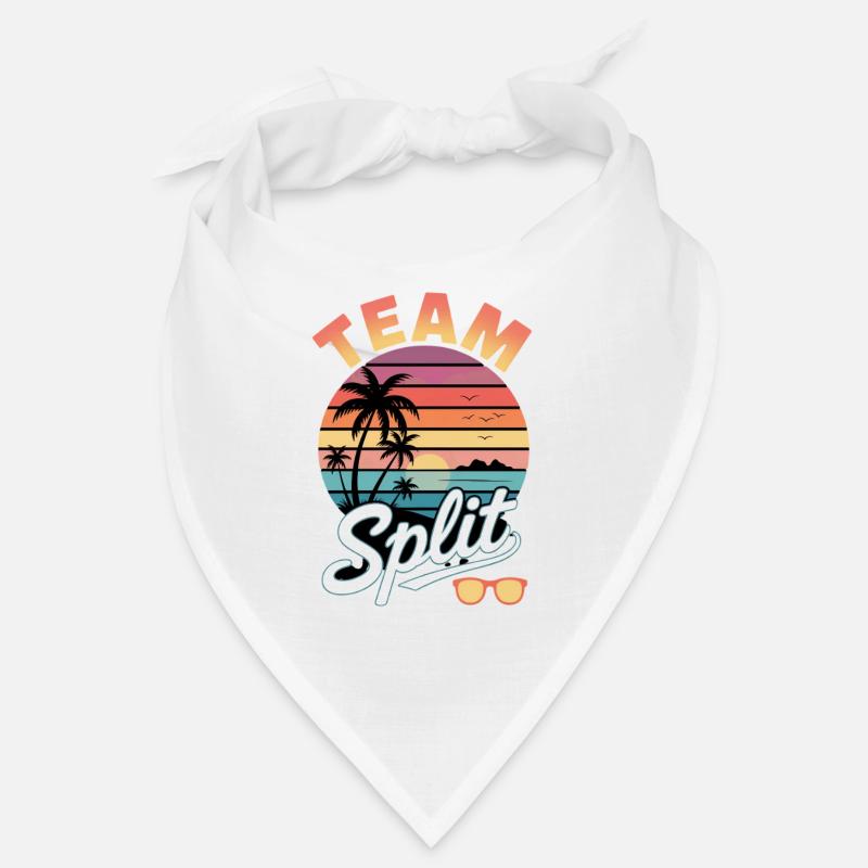 Team Split Sunset Tropics Bandana