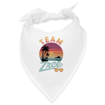 Team Zrce - Bandana - Weiß - Vorne