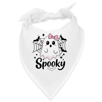 Spooky Ghost Halloween - Bandana - Weiß - Vorne