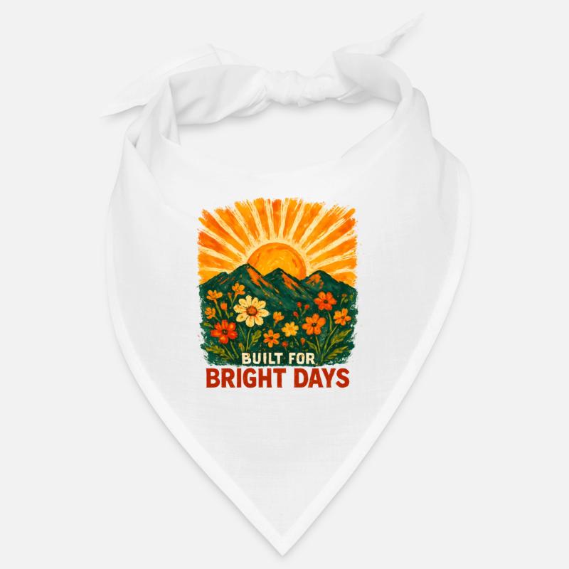 Sonnenaufgangs Blumenlandschaft Bandana