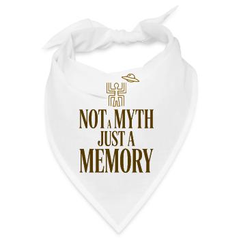 Keine Mythos-Erinnerung - Bandana - Weiß - Vorne