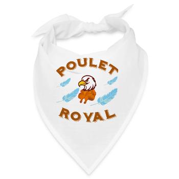 Brathähnchen-Adler-Kondor-Humor-Design - Bandana - Weiß - Vorne