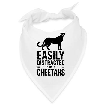 Gepard Sprüche Gepard Lustiges Gepard Geschenk - Bandana - Weiß - Vorne