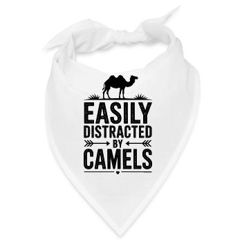 Kamele Sprüche Kamele Lustiges Kamele Geschenk - Bandana - Weiß - Vorne