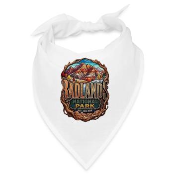 Badlands Nationalpark  - Bandana - Weiß - Vorne