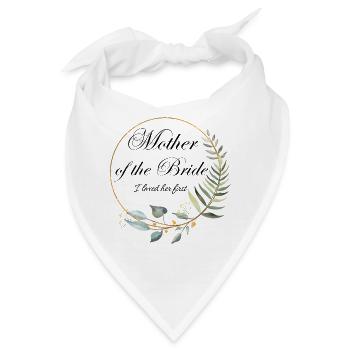 Mutter der Braut Floral - Bandana - Weiß - Vorne