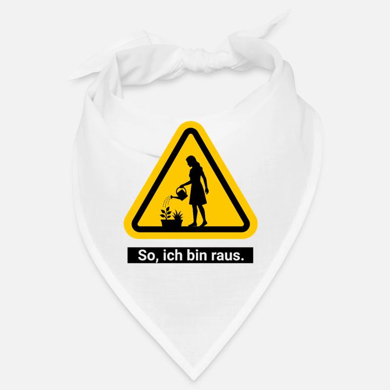 So, ich bin raus. Gartenzeit statt Arbeitszeit Bandana