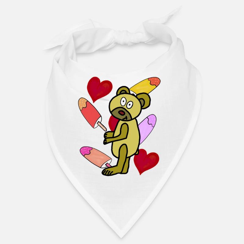 Teddybär Eis Eiscreme Kinder Sommer  Bandana